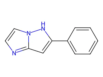6-Phenyl-5H-imidazo(1,2-b)pyrazole structure