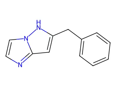 6-Benzyl-5H-imidazo(1,2-b)pyrazole structure