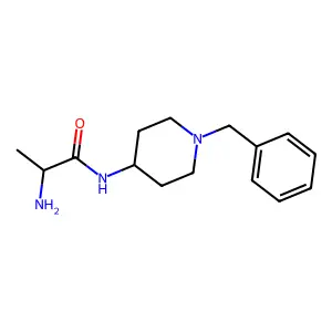 (S)-2-Amino-N-(1-benzyl-piperidin-4-yl)-propionamide structure