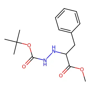Methyl (Boc-amino)-D-phenylalaninate structure