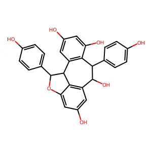 蛇葡萄素A structure