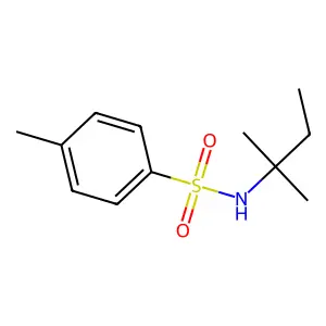 4-甲基-N-(2-甲基butan-2-基)苯磺酰胺 structure