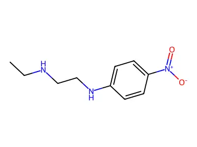 N-ethyl-N'-(4-nitrophenyl)ethane-1,2-diamine structure