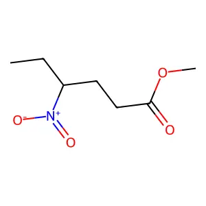 Methyl 4-nitrohexanoate structure