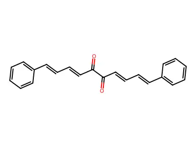 1,10-Diphenyldeca-1,3,7,9-tetraene-5,6-dione structure