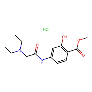 Salicylic acid, 4-(2-(diethylamino)acetamido)-, methyl ester, hydrochloride structure