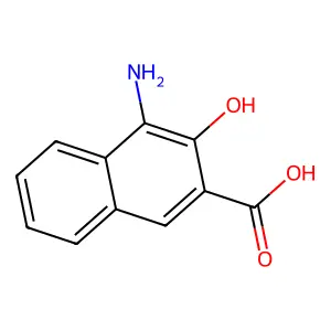 4-Amino-3-hydroxy-2-naphthoic acid structure