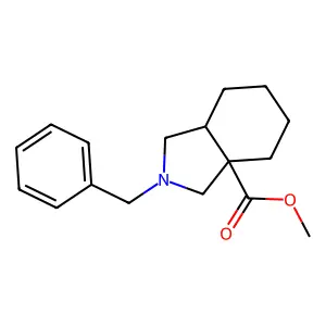 rel-(3aS,7aS)-Methyl 2-benzyloctahydro-3aH-isoindole-3a-carboxylate structure