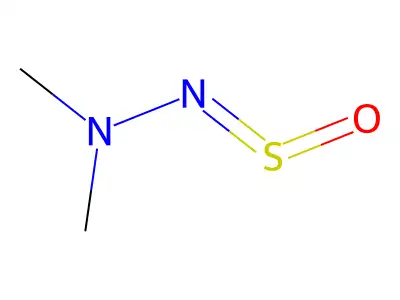 1,1-Dimethyl-2-sulfinylhydrazine structure