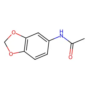 N-(2H-1,3-苯并二氧杂环戊-5-基)乙酰胺 structure