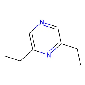 2,6-Diethylpyrazine structure