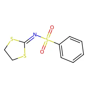 N-(1,3-dithiolan-2-ylidene)benzenesulfonamide structure