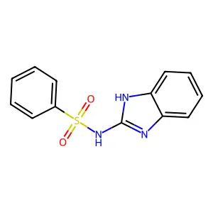 Benzenesulfonamide, N-1H-benzimidazol-2-yl- structure