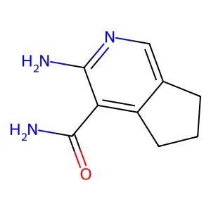 3-氨基-6,7-二氢-5H-2-氮茚-4-甲酰胺 structure