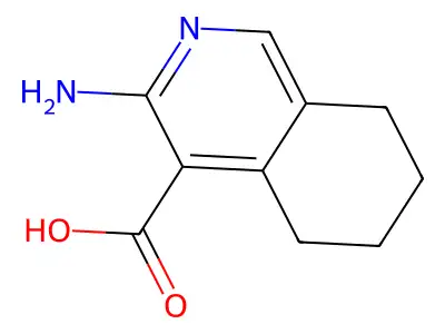 4-Isoquinolinecarboxylic acid, 5,6,7,8-tetrahydro-3-amino- structure