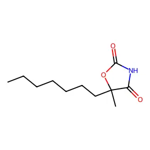 5-Heptyl-5-methyl-1,3-oxazolidine-2,4-dione structure