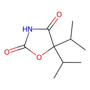 5,5-Diisopropyloxazolidine-2,4-dione structure