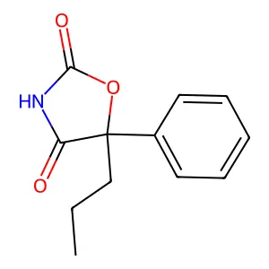 5-Phenyl-5-propyl-1,3-oxazolidine-2,4-dione structure