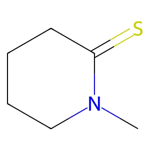 2-Piperidinethione, 1-methyl- structure