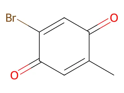 2-Bromo-5-methyl-1,4-benzoquinone structure