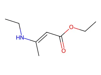Ethyl (2E)-3-(ethylamino)but-2-enoate structure