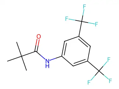 3',5'-Bis(trifluoromethyl)-2,2,2-trimethylacetanilide structure