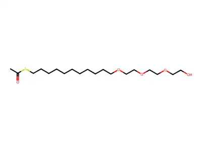 22-Keto-21-thia-3,6,9-trioxatricosan-1-OL structure