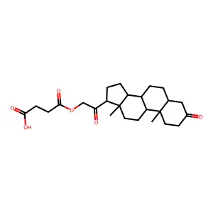 Hydroxydione succinate structure