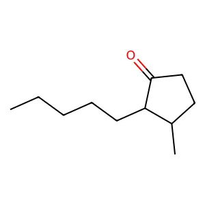 3-Methyl-2-pentylcyclopentan-1-one structure
