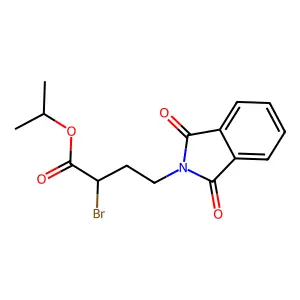 Isopropyl 2-bromo-4-(1,3-dioxoisoindolin-2-yl)butanoate structure