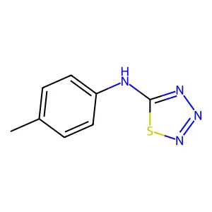 N-(4-甲基苯基)-1,2,3,4-噻三唑-5-胺 structure