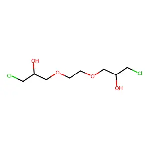 1,1'-(Ethylenedioxy)bis(3-chloropropan-2-ol) structure