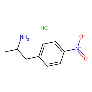 Phenethylamine, alpha-methyl-p-nitro-, hydrochloride structure