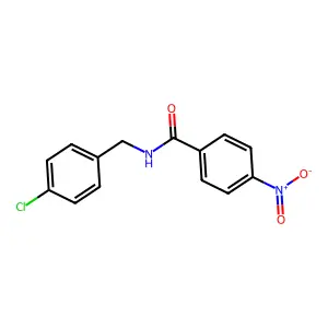 N-(4-Chlorobenzyl)-4-nitrobenzamide structure