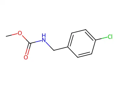 Methyl 4-chlorobenzylcarbamate structure