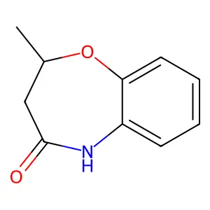 2-Methyl-2,3,4,5-tetrahydro-1,5-benzoxazepin-4-one structure