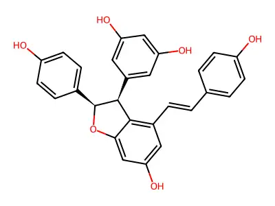 Viniferin structure