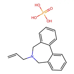 磷酸阿扎哌替 structure