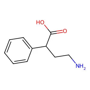 α-苯基-γ-氨基丁酸 structure