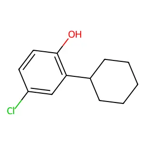 4-Chloro-2-cyclohexylphenol structure
