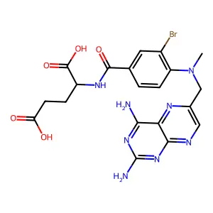 Glutamic acid,4-diamino-6-pteridinyl)methyl]methylamino]benzoyl]- structure