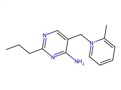 氨丙啉离子 structure