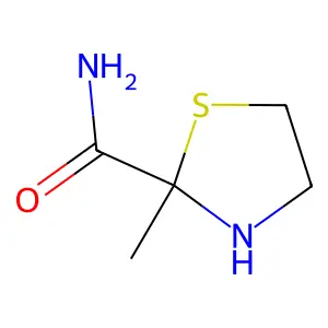 2-Methyl-1,3-thiazolidine-2-carboxamide structure