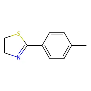 Thiazole, 4,5-dihydro-2-(4-methylphenyl)- structure