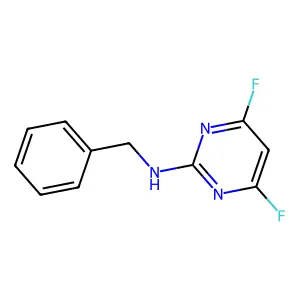 N-苄基-4,6-二氟嘧啶-2-胺 structure