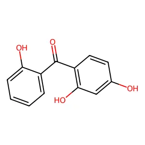 2,2',4-Trihydroxybenzophenone structure