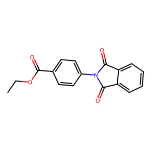 Ethyl 4-(1,3-dioxoisoindolin-2-yl)benzoate structure