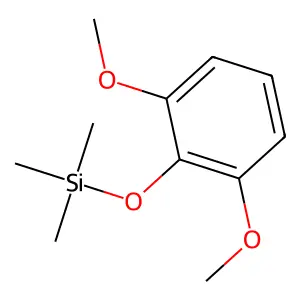 Syringol, TMS derivative structure