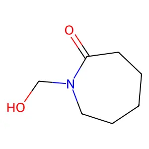 2H-Azepin-2-one, hexahydro-1-(hydroxymethyl)- structure