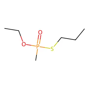 O-Ethyl S-propyl P-methylphosphonothioate structure